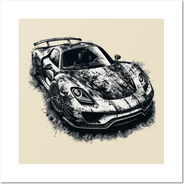 Porsche 918 Spyder Wall Art by Vehicles-Art